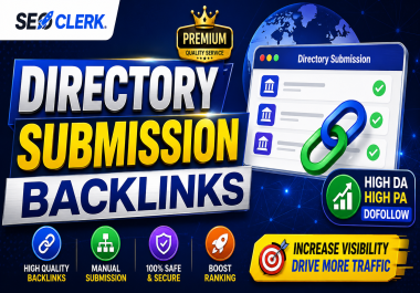 Premium 100 High DA Directory Submission Backlinks