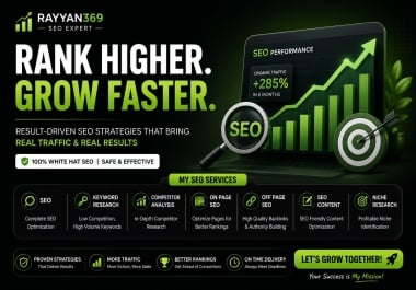 I will do SEO optimization,  competitor analysis and keyword research for your website