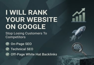 I will do advanced on page SEO,  technical SEO and keyword research for organic growth