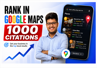 I will build 1000 Google Maps citations for GMB ranking and local business SEO for your GMB