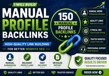 I Will Build 150 High Authority White Hat SEO Backlinks for Better Google Rankings
