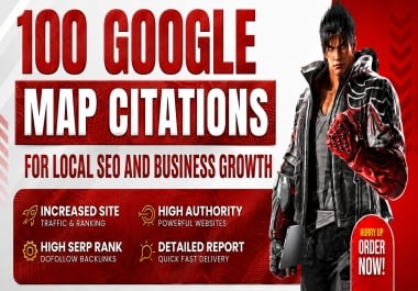100 Google Map Citations For Local SEO Business Growth