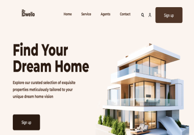 Dwello A real state E-Commerce Website.