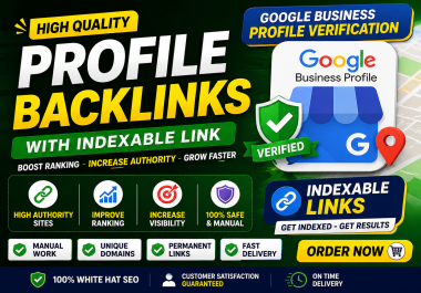 I will provide Google Business Profile verification and gmb setup service
