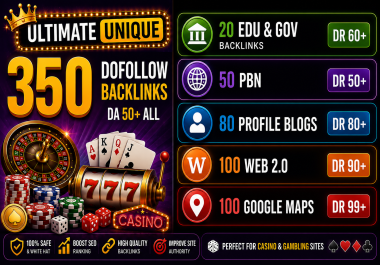 Build Platinum 350 Domains Backlinks To Improve your Website