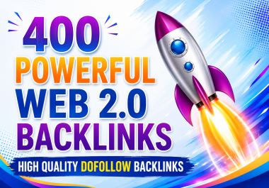 Make 400 Manual Web 2.0 Backlinks to Boost Google Rankings