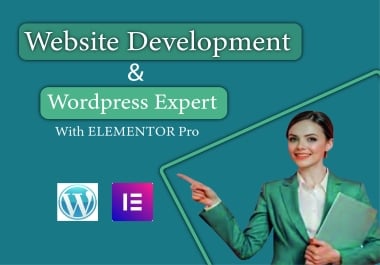 I will create a professional Wordpress website with elementor pro