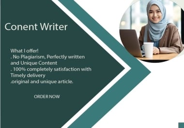 I will do high quality and professional content writing