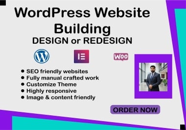 Professional and Responsive WordPress Website - Fully Manual Work
