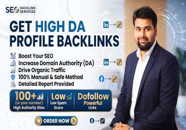 HIGH QUALITY PROFILE BACKLINKS - Fully Manual Work