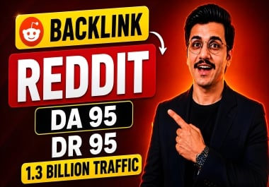 High Authority Reddit Backlink High DA 95 DR 95 Reddit Links To Rank On Google for