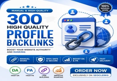 I Will Build 300 High Quality SEO Backlinks for Better Google Rankings
