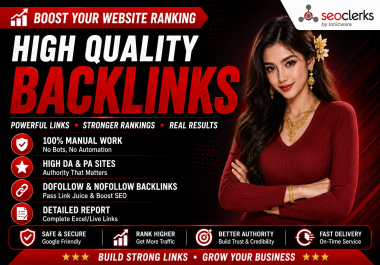 I will provide 200 High DA backlinks