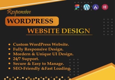 I will create a responsive and SEO-friendly WordPress website with a custom and unique UI.