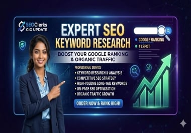 I will create an seo strategy with keyword research and website optimization.