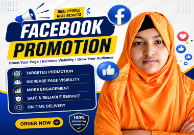 I will provide targeted page promotion for better growth