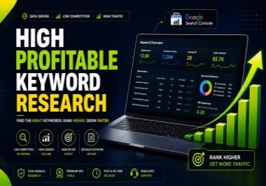 I Will Perform Advanced SEO Keyword Research with Competitor Analysis