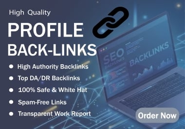 will provide high quality,  manual and spam free DO follow 100+ backlinks