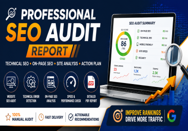 Professional SEO Audit Report With Actionable Recommendations