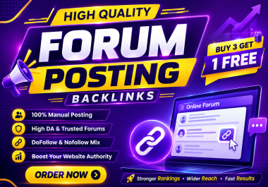 60 High-Quality Forum Posting SEO Growth Links for Stronger Rankings