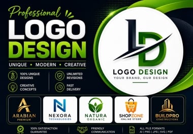 I will design a professional and modern logo for your business