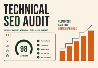 I Will Do Technical SEO Audit & Fix Website Speed,  Core Web Vitals Issues