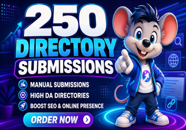 I Will Create 250 SEO Directory Links Manually