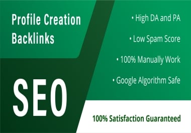 I Will Build 200 Manually High Quality Profile Backlinks for SEO and Google Ranking