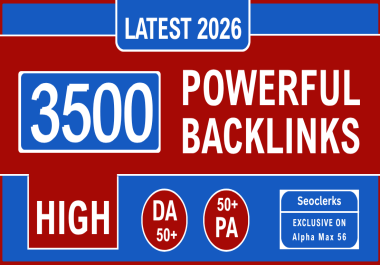 Sky Rocket Ranking - 3,500 POWERFUL BACKLINKS White Hat SEO,  DA PA 50 Plus