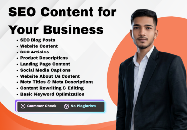 I will do 1000 Words high quality and professional SEO content writing