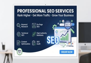 SEO Professional Services-Boost rankings and traffic organically