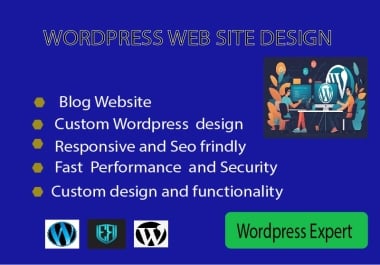 I will design,  redesign,  or fix a professional WordPress website