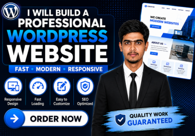 I will redesign and customize your WordPress website with a modern vision