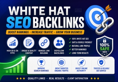 I Will Build White Hat SEO Backlinks to Boost Google Rankings