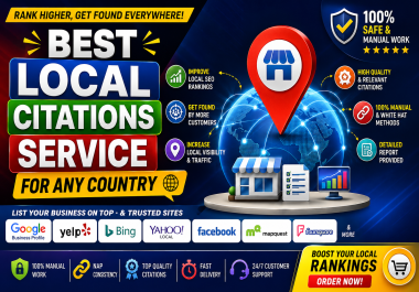 I will create best local citations for any country
