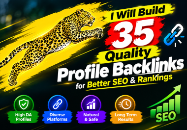 I Will Build 35 Quality Profile Backlinks for Better SEO & Rankings