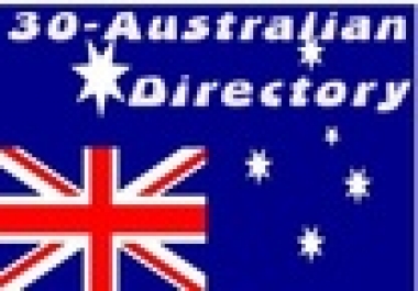 i will promote your business to 30 australian webdirectory,  generating more sales and profit