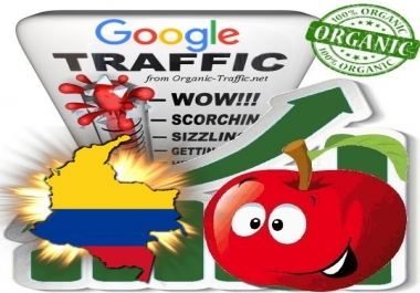 Colombian Search Traffic from Google. com. co with your Keywords