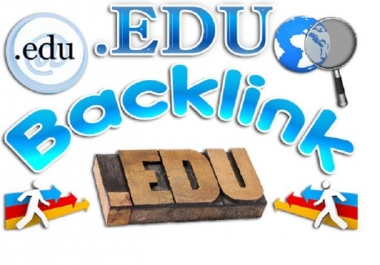 Generate 30 High PR edu backlinks for your Website through manual works