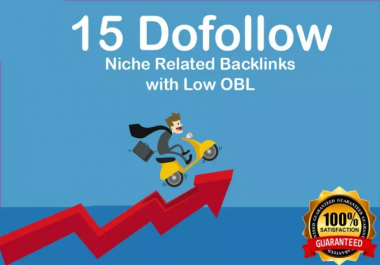 Provide 15 Niche Related Do Follow Backlink With Low Obl