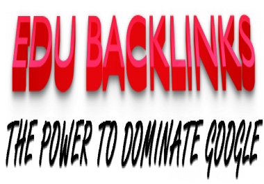 I will create 25 pr8 to pr4 dofollow edu gov + 20 pr9 to pr4 profile backlinks and ping