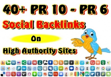 Generate 50 PR7 to PR8 Social Bookmarking