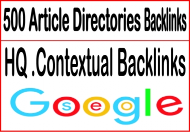 Build 500 Article Directories Backlinks