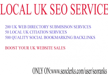 I will provide Local UK seo services