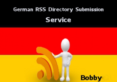I will Submit your RSS feed to 25 German RSS directories