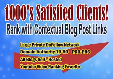 help Your Rankings with 90 Dofollow Contextual Links on 30 WP Blogs
