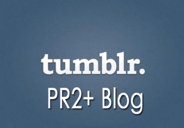 Boost Your Google Ranking with 3 Page Rank 2 tumblr blog posts