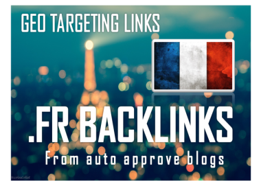 I will create 150 backlinks on french FR blog domains