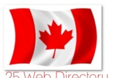 submit your website to 40 Canadian based web directory, Canada business marketing
