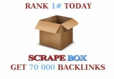 do a scrapebox blast of 70 000 blog comments